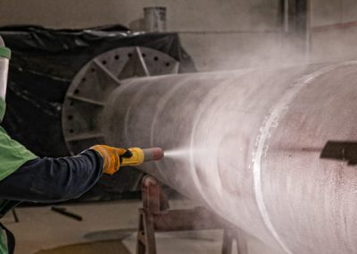 Limpieza de Estructuras Metálicas con Chorros a Alta Presión