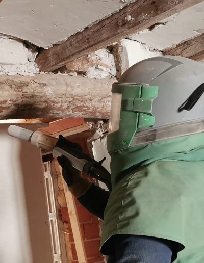 Chorros a presión para madera de terrazas y patios